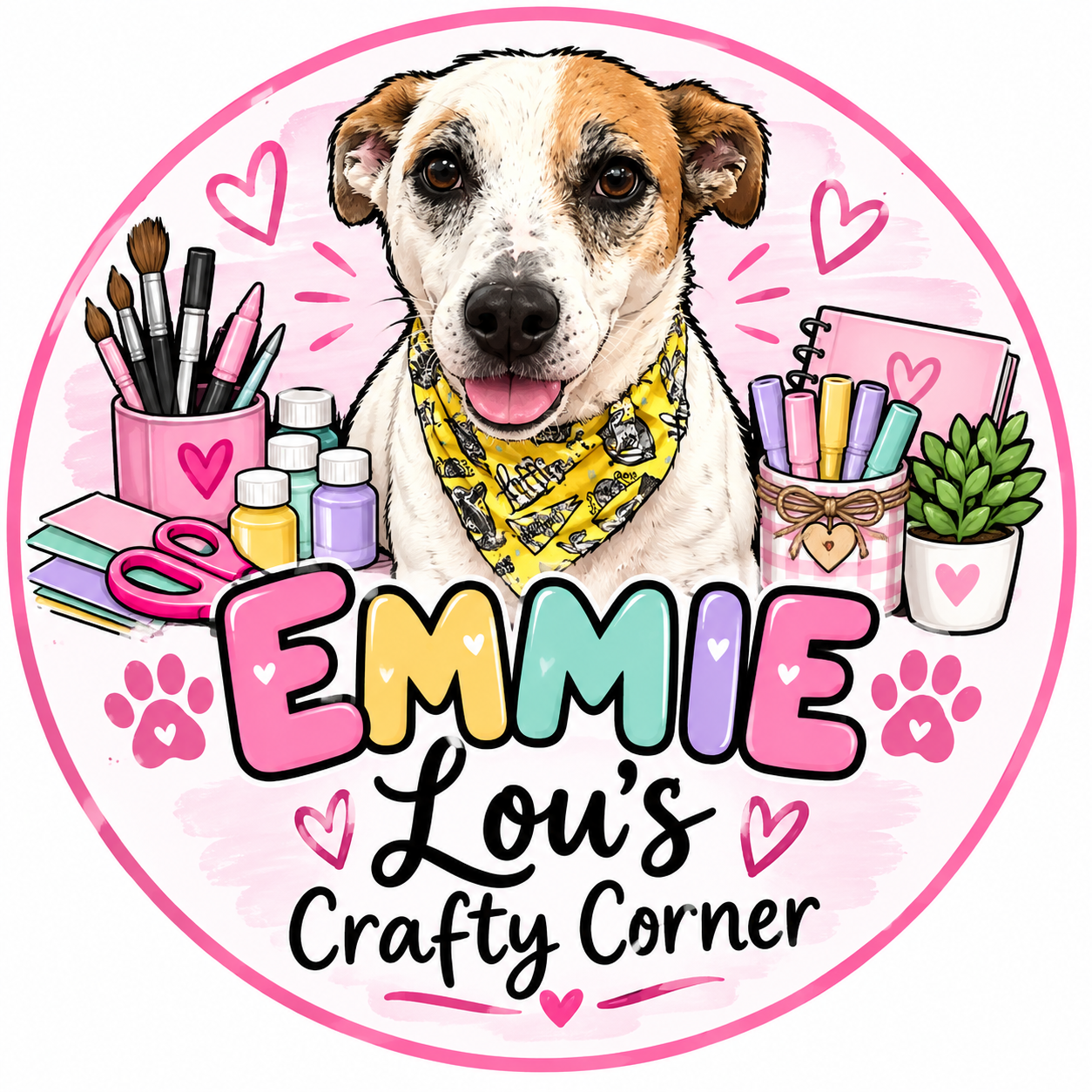 Emmie Lou's Crafty Corner logo
